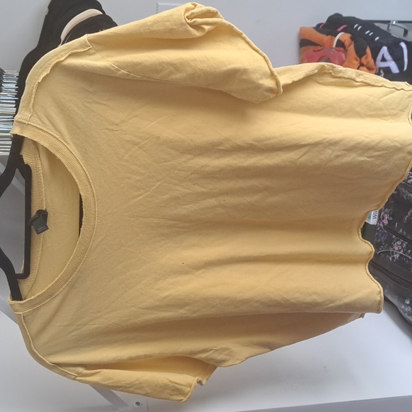 wild fable Tops - Yellow cropped top